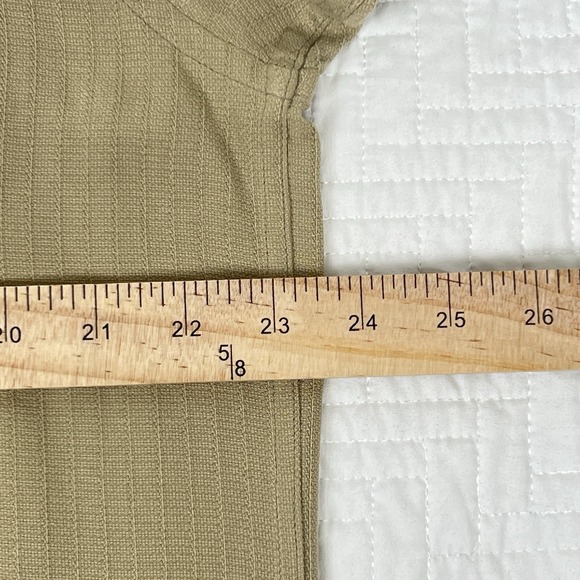 JHANE BARNES - 100% SILK Herringbone Mens L Shirt - Picture 6 of 8